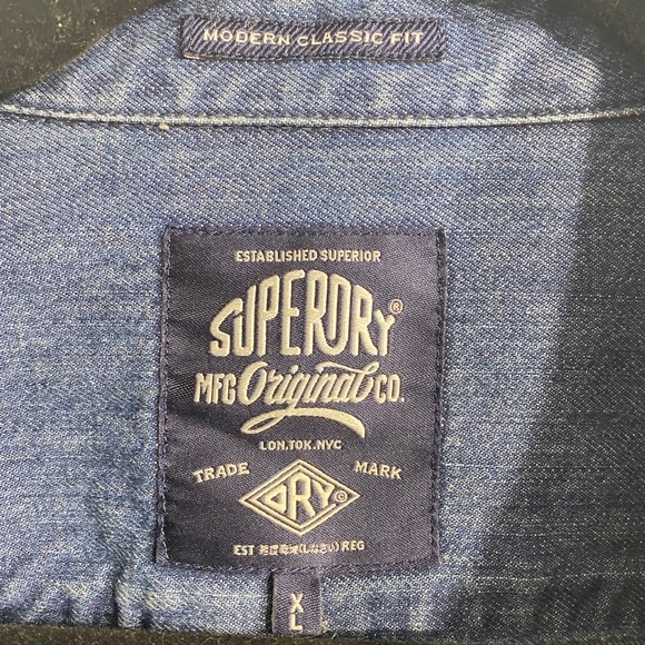 🛍SOLD🛍 Superdry Denim Top - Picture 2 of 4